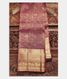 Burgundy Handwoven Kanjivaram Silk Saree T1852881