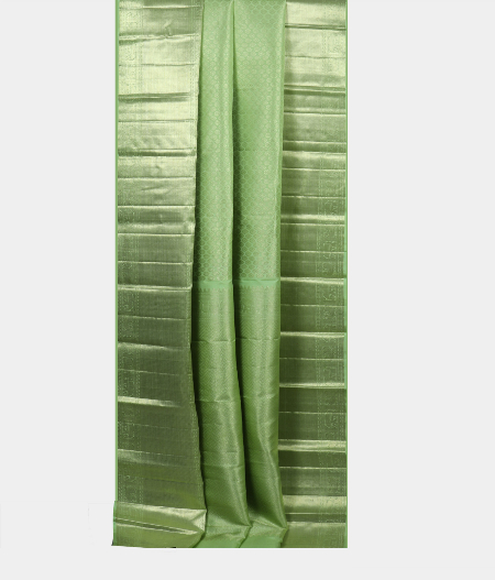 Green Handwoven Kanjivaram Silk Saree T1867062