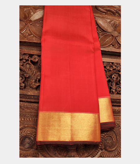 Red Handwoven Kanjivaram Silk Saree T174952-image