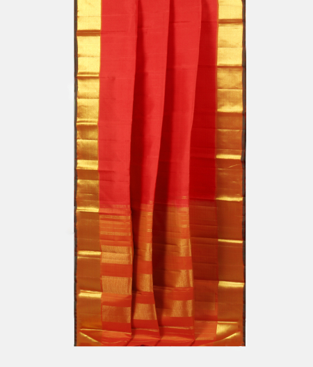 Red Handwoven Kanjivaram Silk Saree T1749522