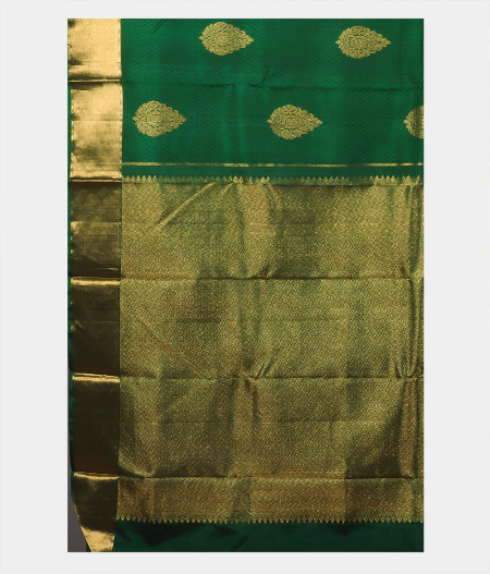 Green Handwoven Kanjivaram Silk Saree T1024124