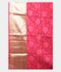 Beige Hand Printed Kanjivaram Silk Saree T1699903