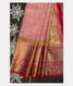 Light Pink Hand Printed Kanjivaram Silk Saree T1419901