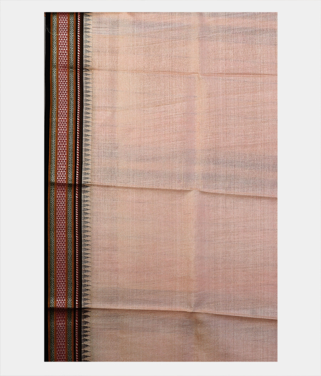 Beige Vidarbha Tussar Printed Saree T1915743