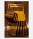 Yellow  Handwoven Kanjivaram Silk Saree T1879231