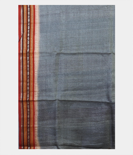Grey Vidarbha Tussar Printed Saree T1915813