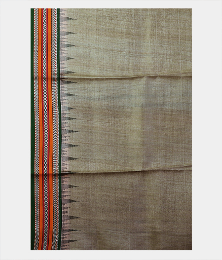 Light Green Vidarbha Tussar Printed Saree T1915823