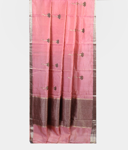 Pink  Banaras Tissue Silk Saree T1932522