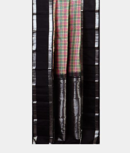 Multicolour Handwoven Kanjivaram Silk Saree T1898432