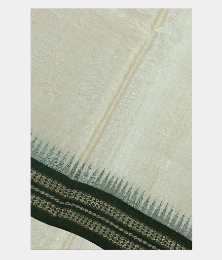 Off White Vidarbha Tussar Saree T166776-image