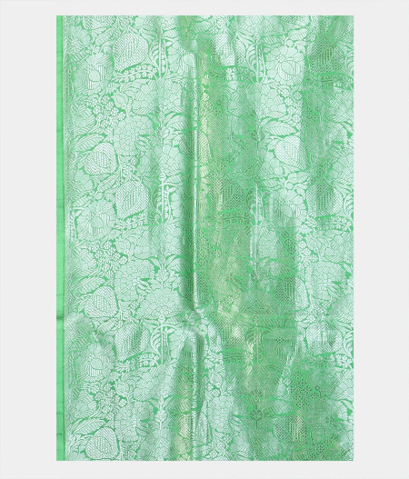 Light Yellow  Banaras Tissue Silk Saree T1932943