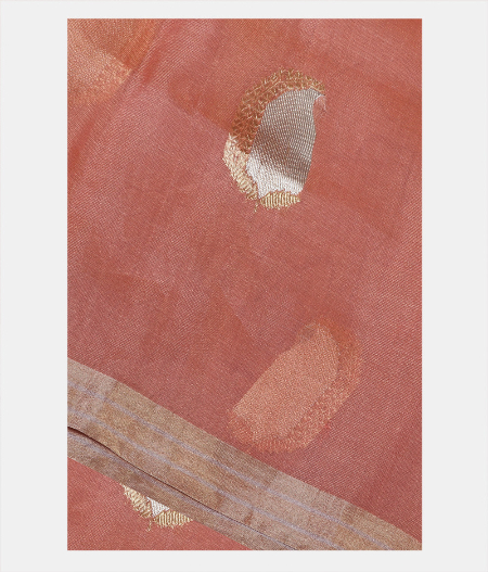 Pink Banaras Tissue Silk Saree T193316-image