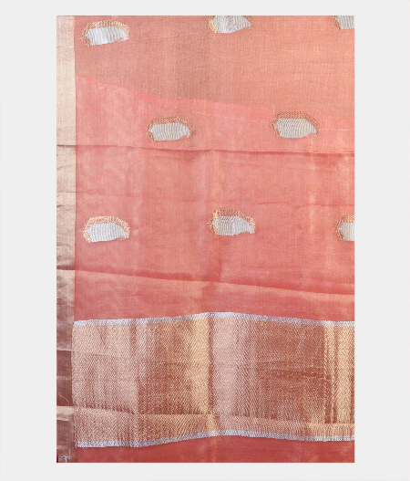 Pink Banaras Tissue Silk Saree T1933164