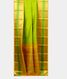  Lime Green Handwoven Kanjivaram Silk Saree T436133