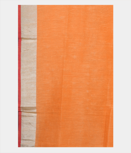 Yellow Handwoven Tussar Saree LB22573