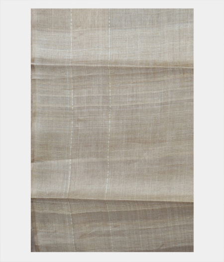 Grey Handwoven Tussar Saree T1787253