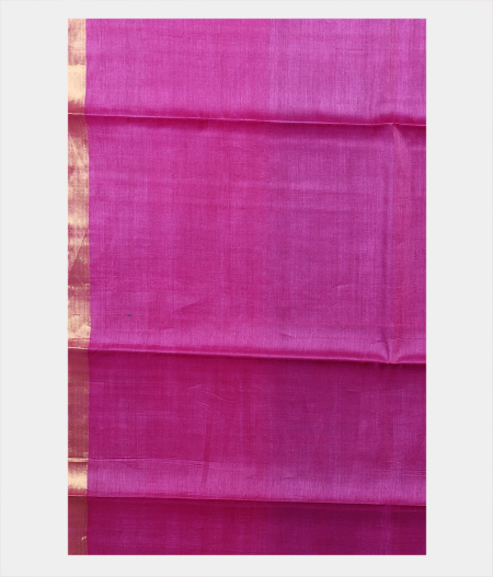 Peacock Blue Handwoven Tussar Saree T36673