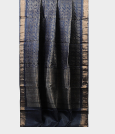 Blue Handwoven Tussar Saree T865252