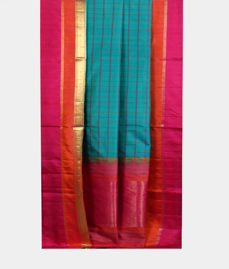 Blue Soft Silk Saree T1636922