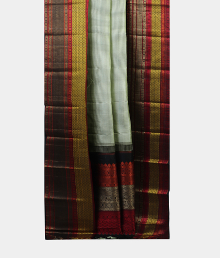 Light Green Handwoven Kanjivaram Silk Saree T1910702