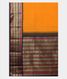 Yellow Handwoven Kanjivaram Silk Saree T1889794