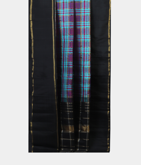 Multicolour Handwoven Kanjivaram Silk Saree T2064622