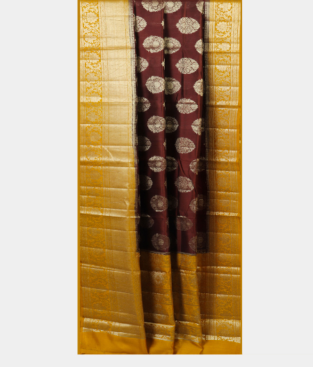 Brown Chaniya Silk Saree T1871042