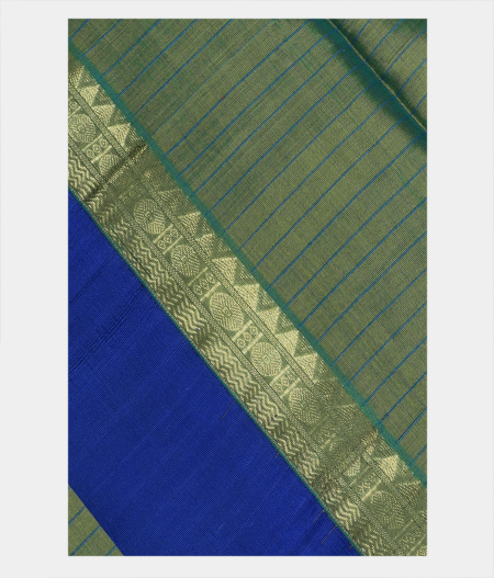 Green Silk Cotton Saree T174440-image