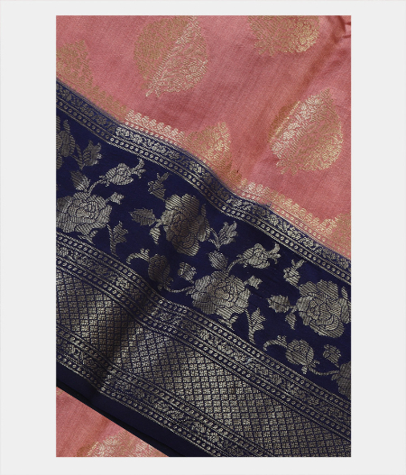 Onion Pink Chaniya Silk Saree T174922-image