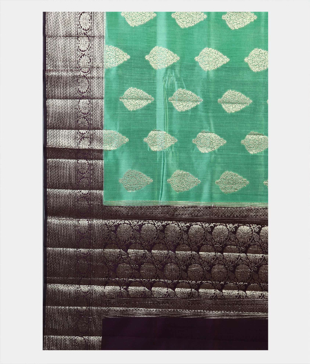 Green Chaniya Silk Saree T1898384