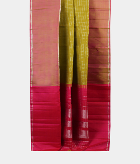 Green Handwoven Kanjivaram Silk Saree T1932042