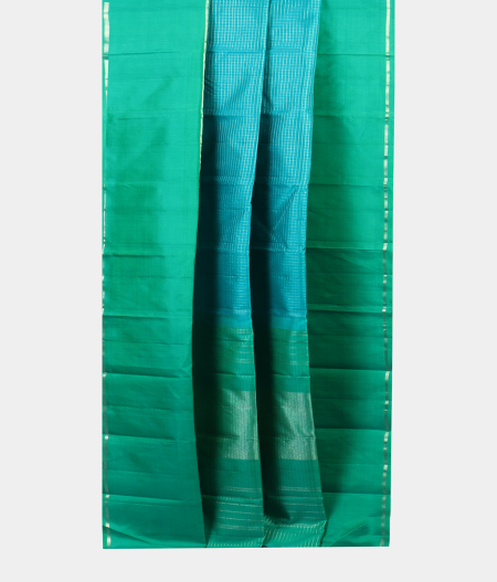 Blue Handwoven Kanjivaram Silk Saree T1928912