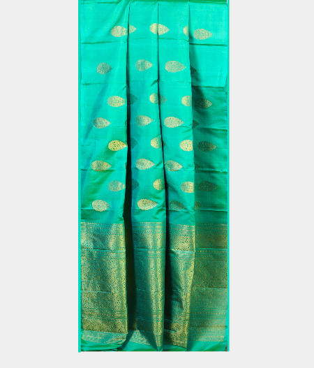 Green Handwoven Kanjivaram Silk Saree T1934522