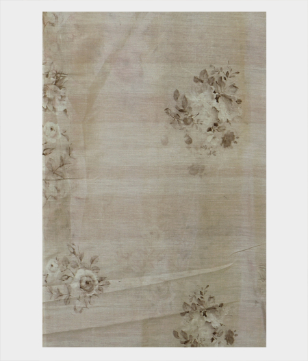 Greenish Grey Kora Organza Embroidery Saree T1990943