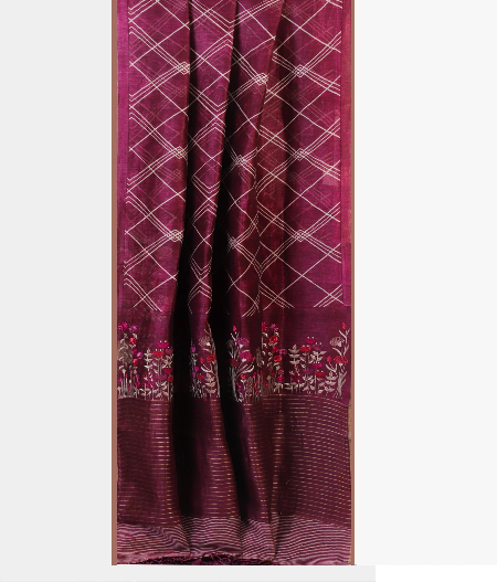 maroon-embroidery-linen-saree-t197931-t197931-b
