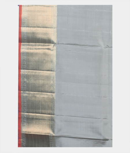 Grey Handwoven Kanjivaram Silk Saree T119853