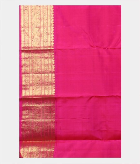 Yellow Handwoven Kanjivaram Silk Saree T1928503
