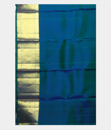 Blue Handwoven Kanjivaram Silk Saree T1927483