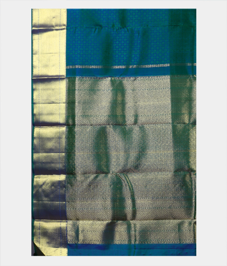 Blue Handwoven Kanjivaram Silk Saree T1927484
