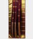 Burgundy Handwoven Kanjivaram Silk Saree T1927382