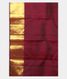 Burgundy Handwoven Kanjivaram Silk Saree T1927383