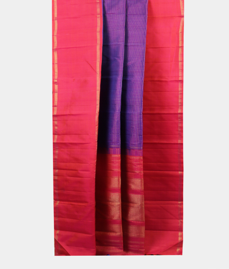 Purple Handwoven Kanjivaram Silk Saree T1928812
