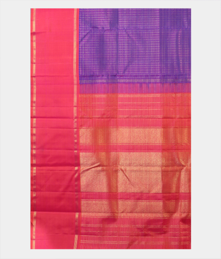 Purple Handwoven Kanjivaram Silk Saree T1928814