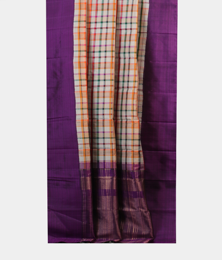 Beige Handwoven Kanjivaram Silk Saree T1641982