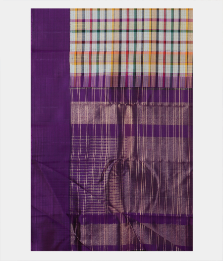 Beige Handwoven Kanjivaram Silk Saree T1641984