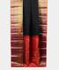 Black Handwoven Kanjivaram Silk Saree T1550292