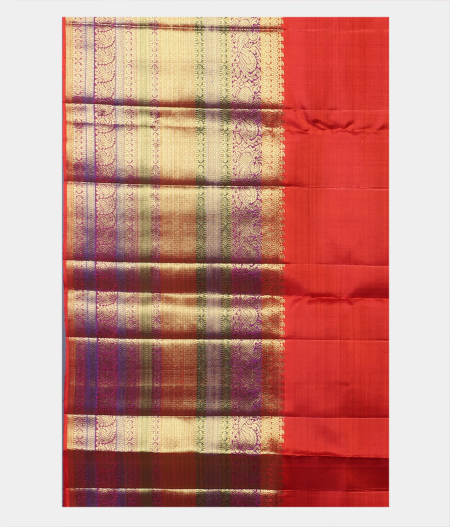 Black Handwoven Kanjivaram Silk Saree T1550293