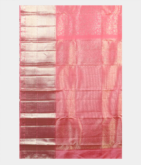 Peach Handwoven Kanjivaram Silk Saree T1905354