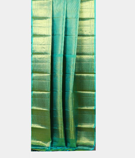 Green Handwoven Kanjivaram Silk Saree T1901322