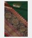 Bottle Green Banaras Tussar Saree T1959111